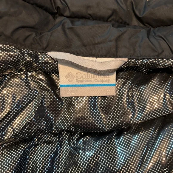 Columbia Mens Black Omni Heat Puffer Vest Size Medium - Mint Condition - Picture 4 of 4